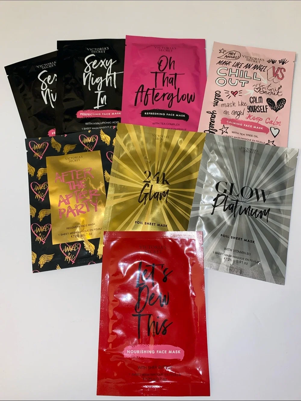 Victoria's Secret Face Masks Lot